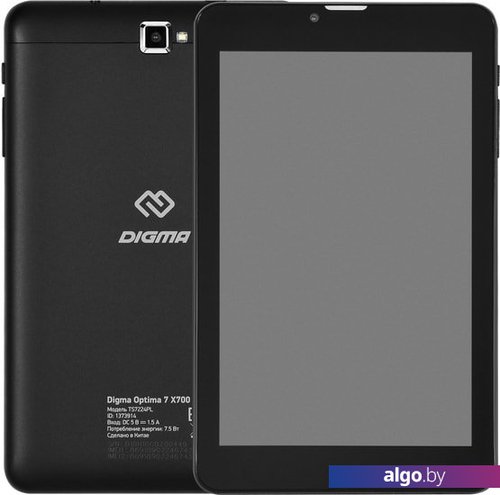 

Планшет Digma Optima 7 X700 TS7224PL 4G (черный)