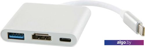 

Док-станция Red Line Multiport 3 in 1, Серебристый