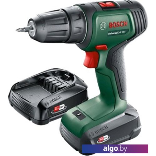 

Дрель-шуруповерт Bosch UniversalDrill 18V 06039D4005 (с 1-м АКБ, кейс)