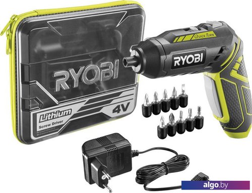 Электроотвертка Ryobi R4SDP-L13T 5133003689 (с АКБ и набором бит) Электроотвертка Ryobi R4SDP-L13T 5133003689 (с АКБ и набором бит)