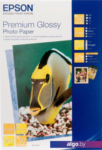 

Фотобумага Epson Premium Glossy Photo Paper A3 20 листов (C13S041315)