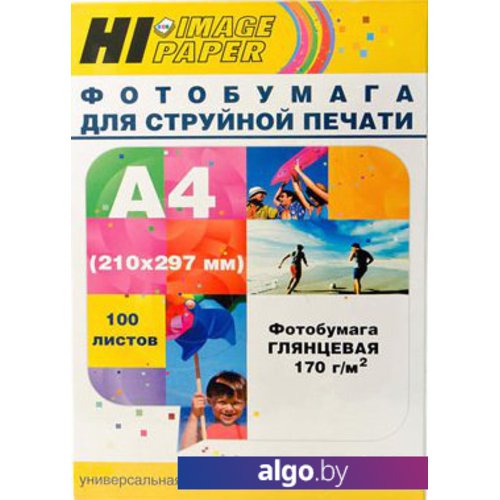 

Фотобумага Hi-Black Hi-Image глянцевая А4, 170 г/м2, 100 л [A21061]