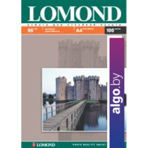 

Фотобумага Lomond Матовая A4 90 г/кв.м. 100 листов (0102001)