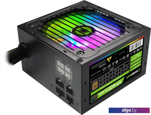 

Блок питания GameMax VP-600-RGB-M