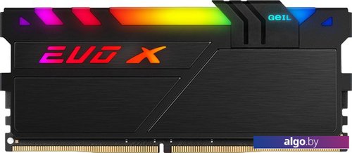 

Оперативная память GeIL EVO X II 16GB DDR4 PC4-25600 GEXSB416GB3200C16ASC, Черный