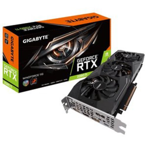 Видеокарта Gigabyte GeForce RTX 2080 Ti Windforce 11GB GDDR6 GV-N208TWF3-11GC Видеокарта Gigabyte GeForce RTX 2080 Ti Windforce 11GB GDDR6 GV-N208TWF3-11GC