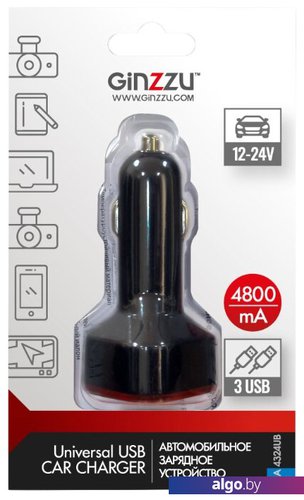 Зарядное устройство Ginzzu GA-4324UB