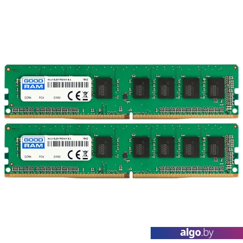 Оперативная память GOODRAM 2x8GB DDR4 PC4-21300 GR2666D464L19S/16GDC Оперативная память GOODRAM 2x8GB DDR4 PC4-21300 GR2666D464L19S/16GDC