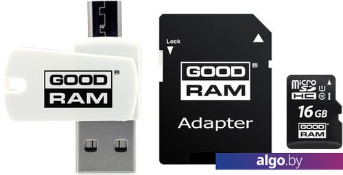 Карта памяти GOODRAM ALL in ONE microSDHC M1A4-0160R12 16GB Карта памяти GOODRAM ALL in ONE microSDHC M1A4-0160R12 16GB