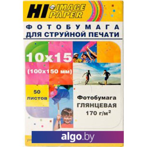 

Фотобумага Hi-Black Hi-Image глянцевая 10x15, 170 г/м2, 50 л [A210200]