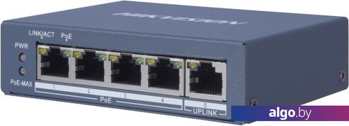 Коммутатор Hikvision DS-3E0505HP-E Коммутатор Hikvision DS-3E0505HP-E