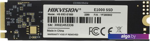 

SSD Hikvision E1000 512GB HS-SSD-E1000/512G