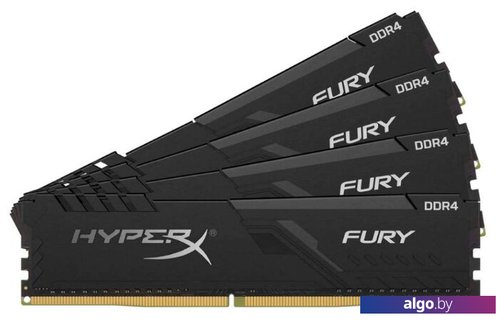 Оперативная память HyperX Fury 4x4GB DDR4 PC4-21300 HX426C16FB3K4/16 Оперативная память HyperX Fury 4x4GB DDR4 PC4-21300 HX426C16FB3K4/16