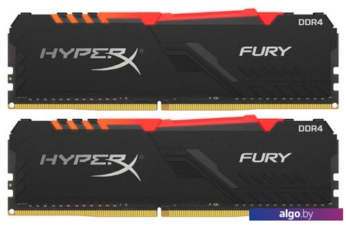Оперативная память HyperX Fury RGB 2x8GB DDR4 PC4-21300 HX426C16FB3AK2/16 Оперативная память HyperX Fury RGB 2x8GB DDR4 PC4-21300 HX426C16FB3AK2/16