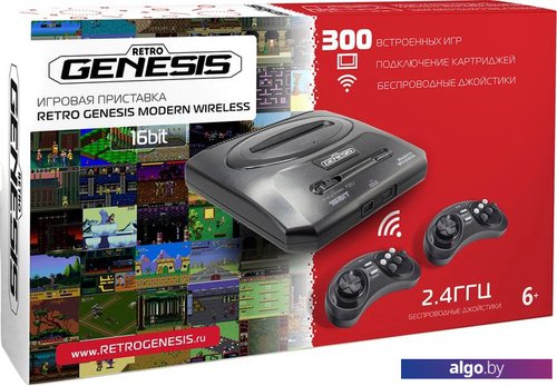 

Игровая приставка Retro Genesis Modern Wireless (2 геймпада, 300 игр)