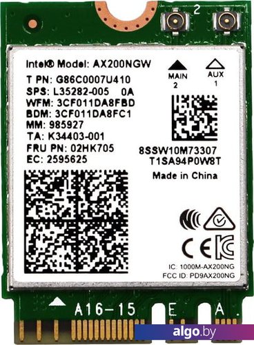 

Wi-Fi/Bluetooth адаптер Intel AX200NGW