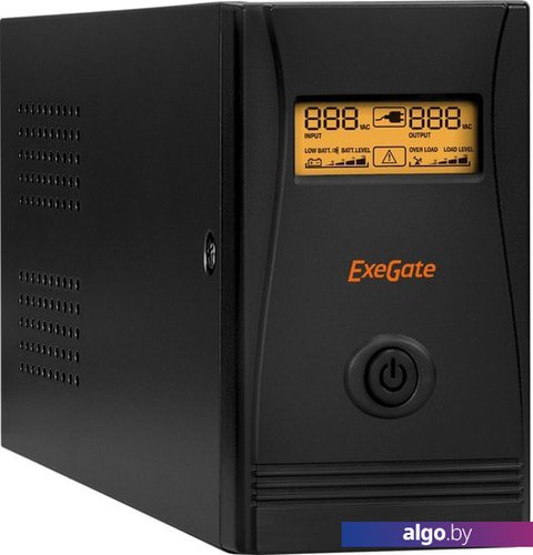 

Источник бесперебойного питания ExeGate SpecialPro Smart LLB-600.LCD.AVR.C13.RJ.USB