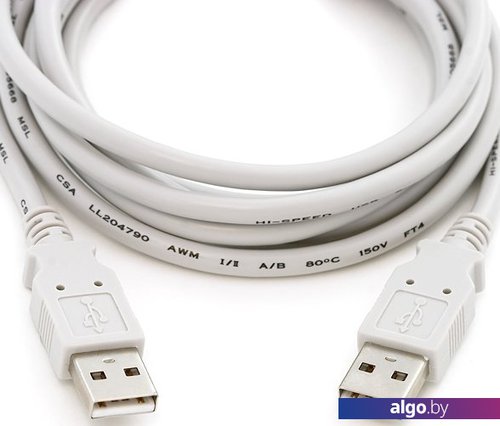 Кабель 5bites USB Type-A - USB Type-A UC5009-010C (1 м, серый) Кабель 5bites USB Type-A - USB Type-A UC5009-010C (1 м, серый)