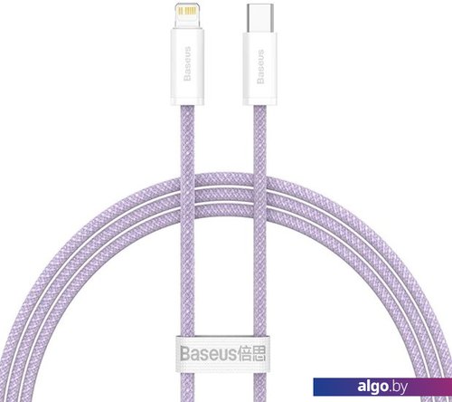 Кабель Baseus Lightning - USB Type-C CALD000005 (1 м, фиолетовый) Кабель Baseus Lightning - USB Type-C CALD000005 (1 м, фиолетовый)