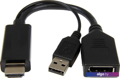 

Кабель Cablexpert A-HDMIM-DPF-01 HDMI - DisplayPort (0.1 м, черный)