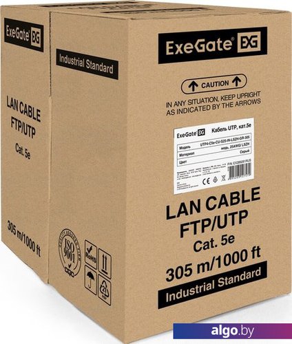 

Кабель ExeGate UTP4-C5e-CU-S25-IN -LSZH-GR-305 UTP