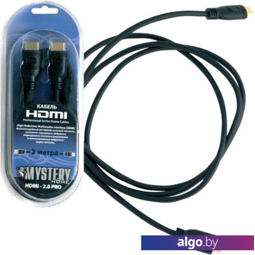 

Кабель Mystery HDMI - HDMI HDMI1.0pro (1 м, черный)