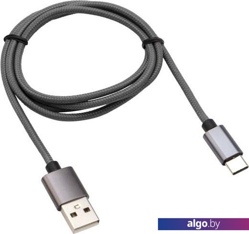 

Кабель Rexant 18-1896 USB Type-A - USB Type-C (1 м, серый)