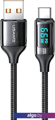 

Кабель Usams U78 USB Type-A - USB Type-C SJ544USB01 (1.2, черный)