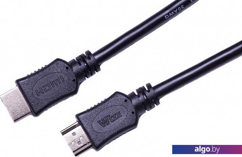 

Кабель Wize HDMI - HDMI C-HM-HM-0.5M (0.5 м, черный)