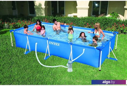 Каркасный бассейн Intex Rectangular Frame Pool 28274 (450x220x84) Каркасный бассейн Intex Rectangular Frame Pool 28274 (450x220x84)