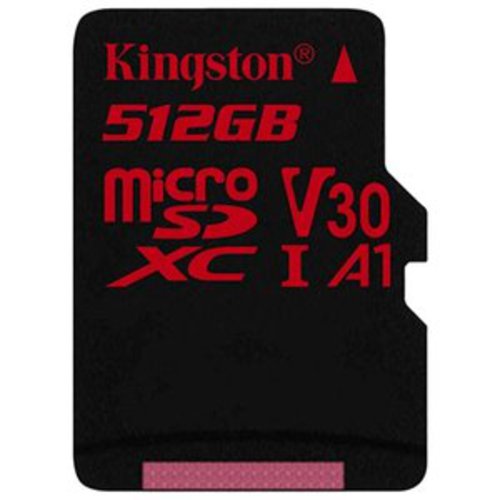 Карта памяти Kingston Canvas React SDCR/512GB microSDXC 512GB + адаптер