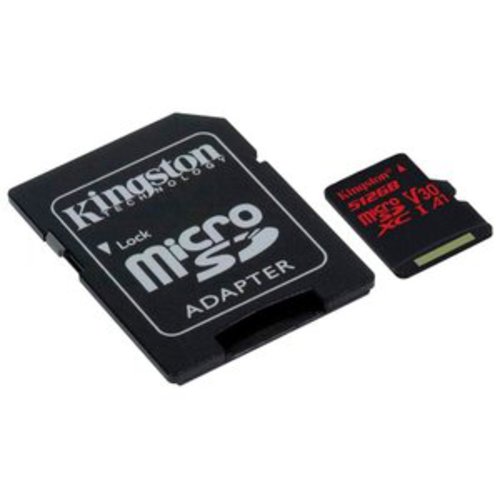 Карта памяти Kingston Canvas React SDCR/512GB microSDXC 512GB + адаптер Карта памяти Kingston Canvas React SDCR/512GB microSDXC 512GB + адаптер