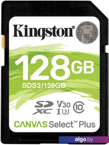 

Карта памяти Kingston Canvas Select Plus SDXC 128GB