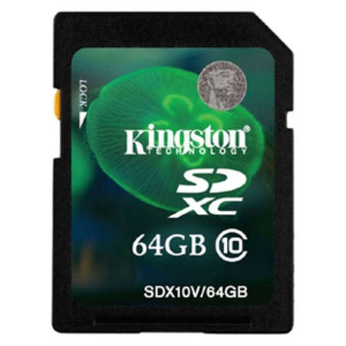 

Карта памяти Kingston SDXC (Class 10) 64GB (SDX10V/64GB)