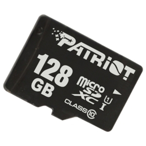 

Карта памяти Patriot microSDXC LX Series (Class 10) 128GB + адаптер [PSF128GMCSDXC10]