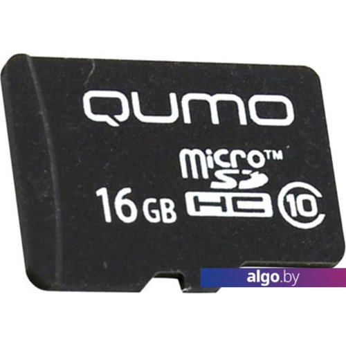 

Карта памяти QUMO microSDHC QM16GMICSDHC10NA 16GB