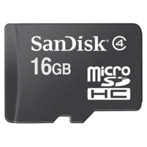 

Карта памяти SanDisk microSDHC (Class 4) 16GB [SDSDQM-016G-B35]