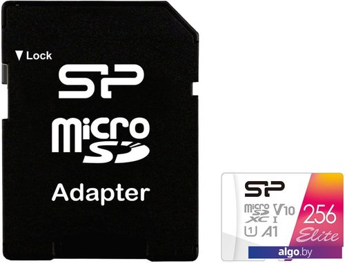 

Карта памяти Silicon-Power Elite A1 microSDXC SP256GBSTXBV1V20SP 256GB