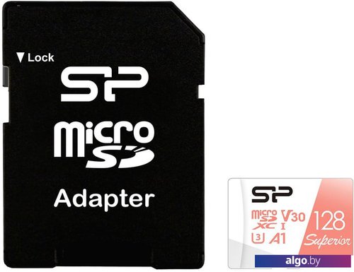 

Карта памяти Silicon-Power Superior A1 microSDXC SP128GBSTXDV3V20SP 128GB