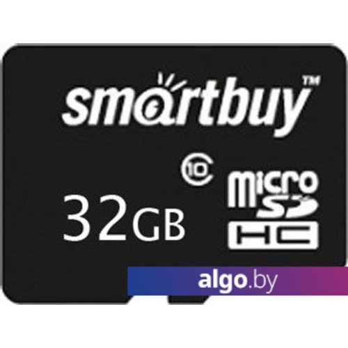 

Карта памяти Smart Buy microSDHC (Class 10) 32GB (SB32GBSDCL10-00)