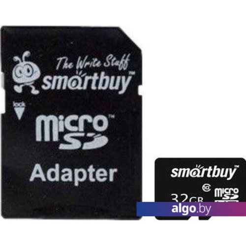 

Карта памяти Smart Buy microSDHC Class 10 32GB (SB32GBSDCL10-01)