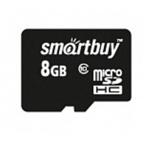 

Карта памяти Smart Buy microSDHC (Class 10) 8GB (SB8GBSDCL10-00)