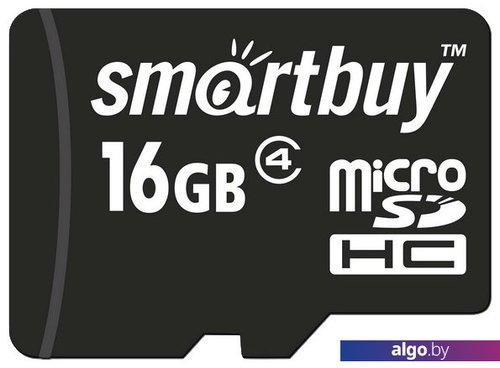 Карта памяти Smart Buy microSDHC (Class 4) 16 Гб (SB16GBSDCL4-00)