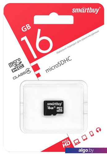 Карта памяти Smart Buy microSDHC (Class 4) 16 Гб (SB16GBSDCL4-00) Карта памяти Smart Buy microSDHC (Class 4) 16 Гб (SB16GBSDCL4-00)
