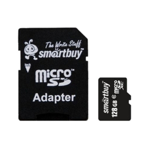 

Карта памяти Smart Buy microSDXC Class 10 128GB (SB128GBSDCL10-01)