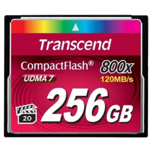 

Карта памяти Transcend 800x CompactFlash Premium 256GB (TS256GCF800)