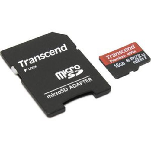 Карта памяти Transcend microSDHC Class 10 UHS-I 16GB + адаптер (TS16GUSDU1) Карта памяти Transcend microSDHC Class 10 UHS-I 16GB + адаптер (TS16GUSDU1)