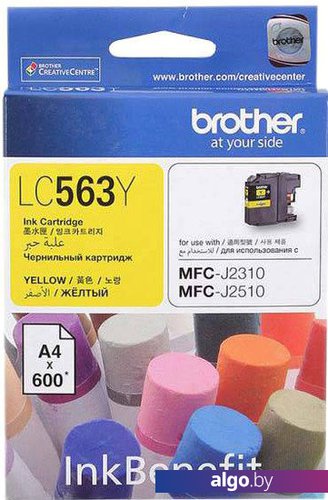 

Картридж Brother LC563Y, Желтый