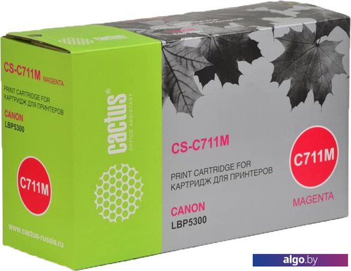 

Картридж CACTUS CS-C711M (аналог Canon Cartridge 711 Magenta), Маджента