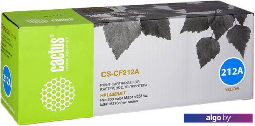 

Картридж CACTUS CS-CF212A (аналог HP LaserJet 131A (CF212A))